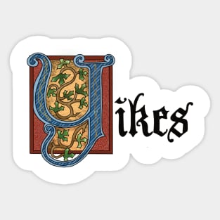 Illuminated Yikes Sticker